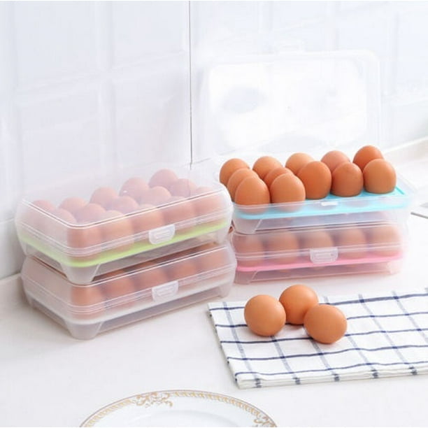 Plastic Refrigerator Eggs Storage Box 15 Eggs Holder Food Storage new style Plastic Refrigerator Eggs Storage Box 15 Eggs Holder Food Storage new style